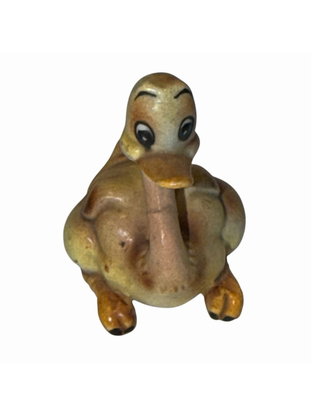 Josef Originals Miniature 1⅝” Ceramic Anthropomorphic Ostrich Bird Figurine READ